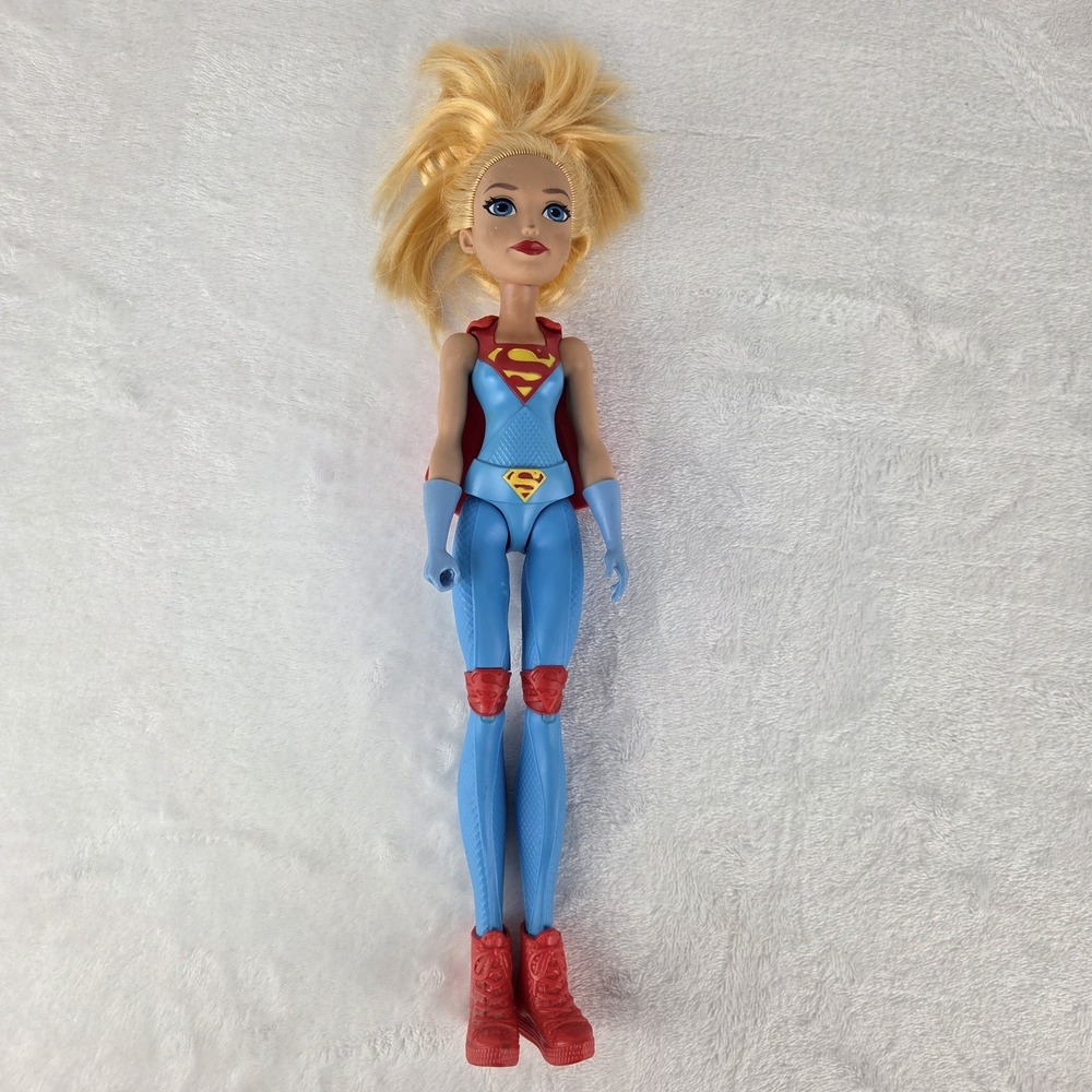 Mattel DC Super Hero Girls Supergirl DMM25 12" Doll 2015 Red Cape
